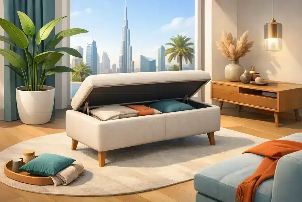 Ottoman Storage Bench Dubai for Modern Homes