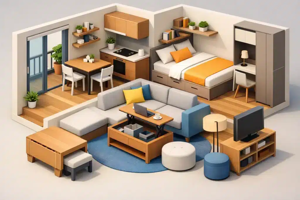 Small Apartment Furniture Ideas That Fit